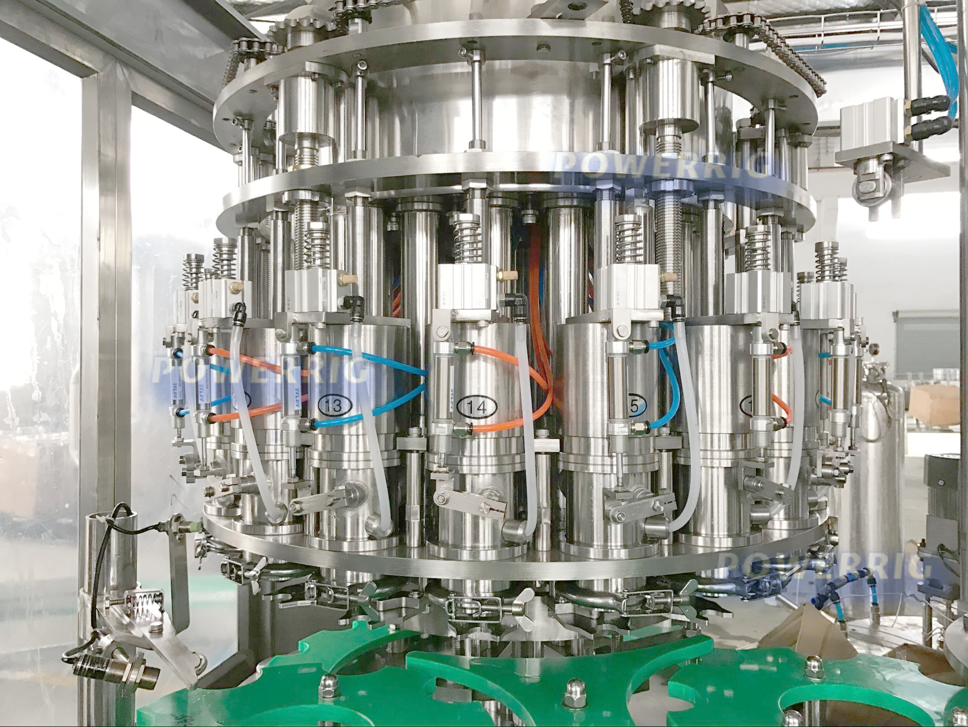 Filling part working principle