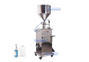 semi automatic liquid soap filling machine